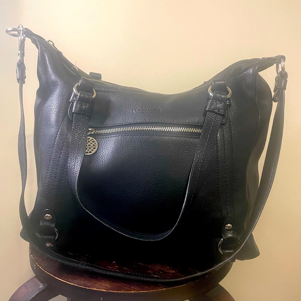Coach Alexander Black Pebbled Leather - EUC